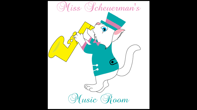 Drawing: New Logo Designed For Miss Scheuerman’s Music Room
