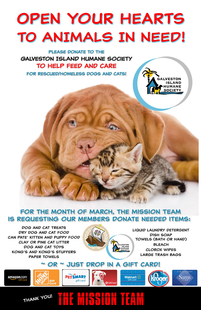 Flyer: Galveston Island Humane Society