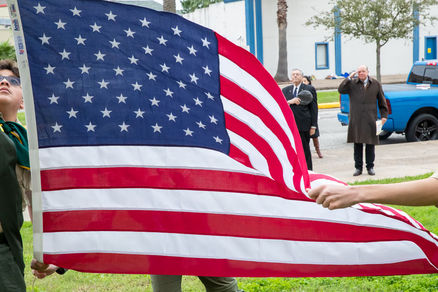 Photographs: Troop 123 Flag Ceremony